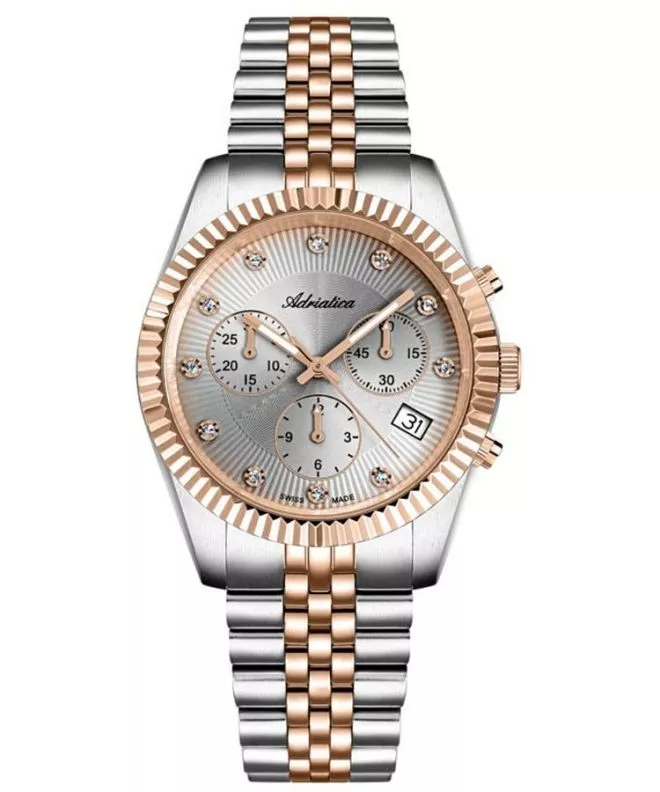 Zegarek damski Adriatica Classic Chronograph A3809.R1R7CH