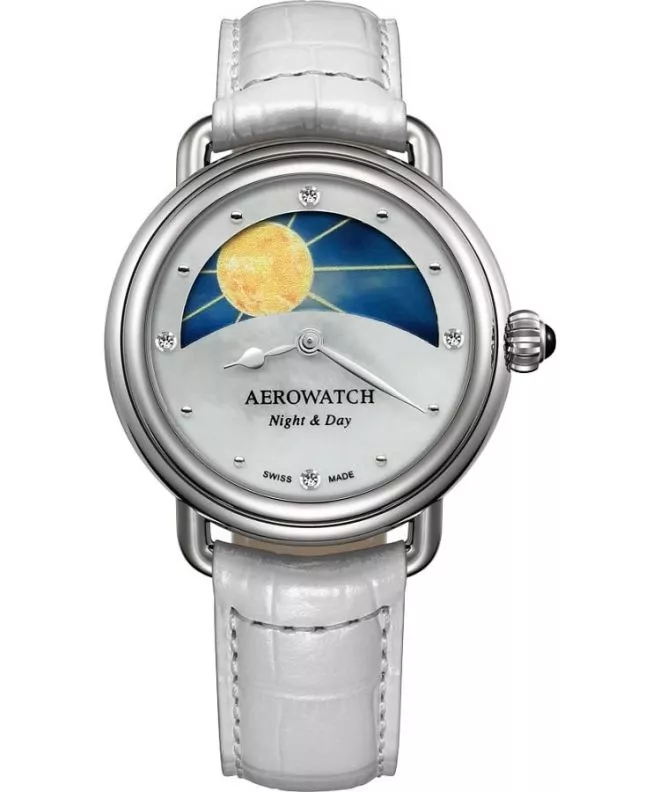 Zegarek damski Aerowatch 1942 Night & Day Quartz 44960 AA11