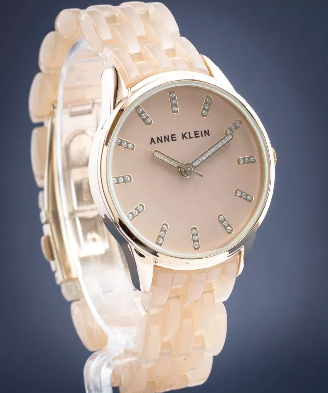 Zegarek damski Anne Klein Gold-Tone AK-2616TNGB