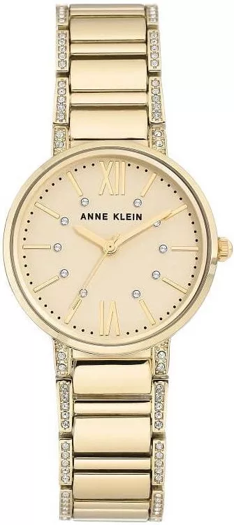 Zegarek damski Anne Klein Gold-Tone AK-3200CHGB