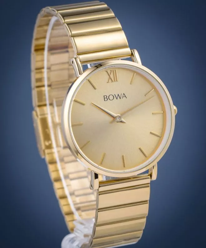 Zegarek damski BOWA London Full Gold Steel 33 LO334-44-164S