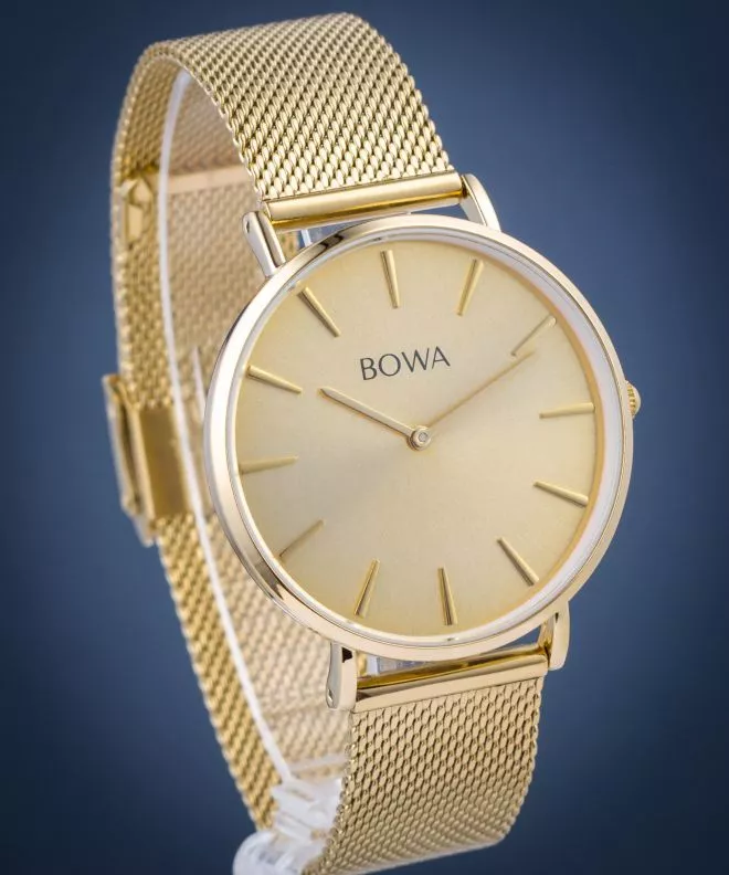Zegarek BOWA New York Full Gold Mesh 38 NY384-44-184M