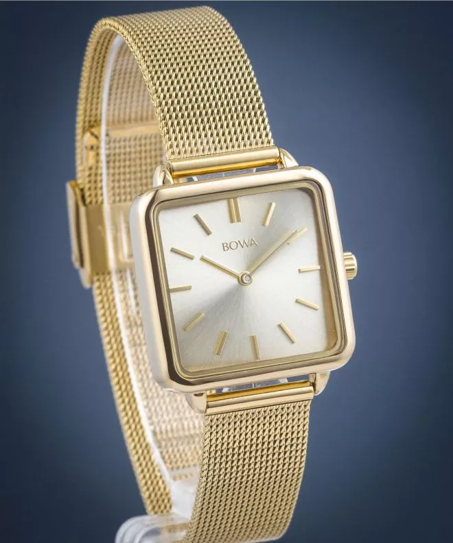Zegarek damski BOWA Vienna Full-Gold Mesh 29 VI294-44-164M