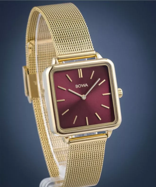Zegarek damski BOWA Vienna Red Gold Mesh 29 VI294-134-164M