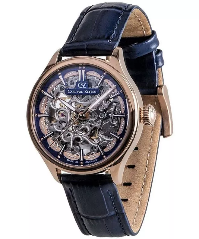 Zegarek damski Carl von Zeyten Horbach Skeleton Limited Edition CVZ0072RBLS