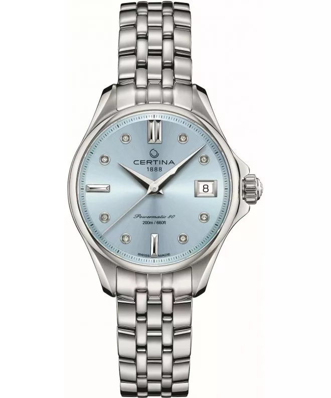 Zegarek damski Certina DS Action Lady Powermatic 80 Diamonds C032.207.11.046.00 (C0322071104600)