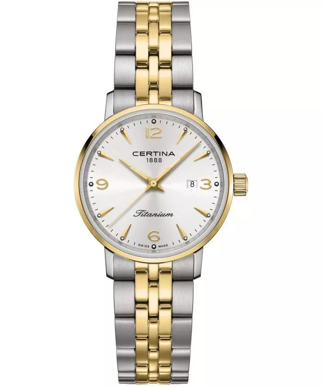 Zegarek damski Certina Urban DS Caimano Lady Titanium C035.210.55.037.02 (C0352105503702)