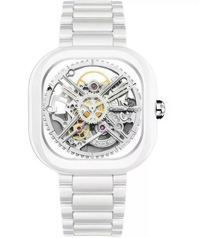 Zegarek damski Ciga Design X Series Ceramic Skeleton C012-WG01-W7W (C012-WG01-7W)