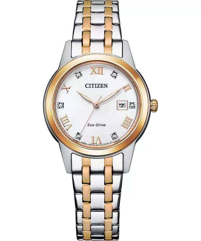 Zegarek damski Citizen Elegant Crystals Eco-Drive FE1246-85A