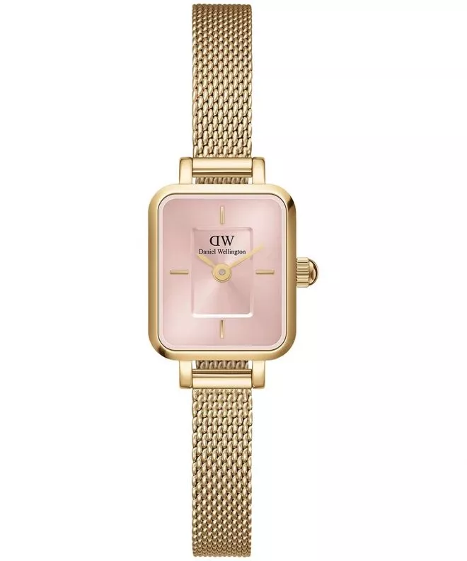 Zegarek damski Daniel Wellington Quadro Mini Evergold Blush 15 DW00100655