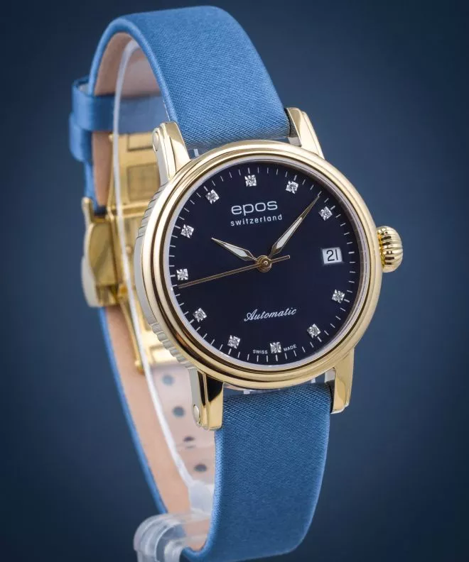 Zegarek damski Epos Diamond Automatic 4390.152.22.86.86