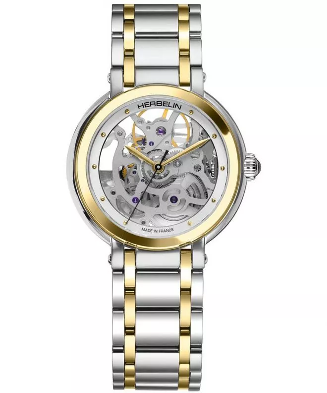 Zegarek damski Herbelin Galet Automatic Skeleton 1630BTSQ12