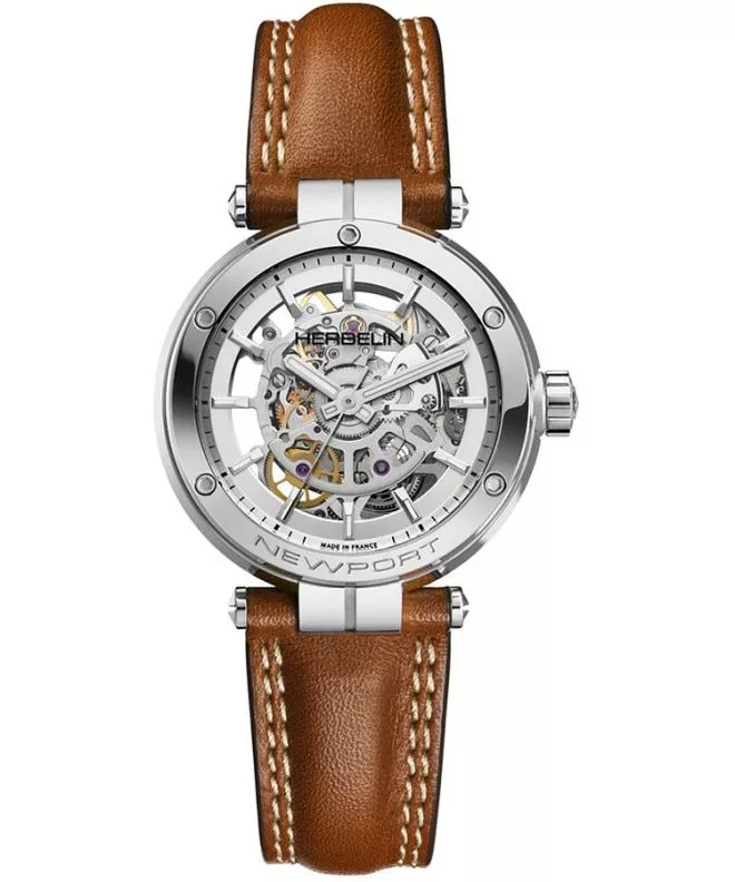 Zegarek damski Herbelin Newport Skeleton Automatic 1658SQ12GD