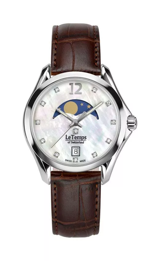 Zegarek damski Le Temps Sport Elegance Moon Phase LT1030.06BL02