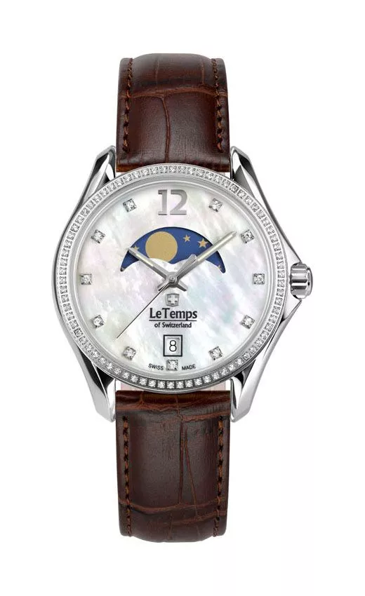 Zegarek damski Le Temps Sport Elegance Moon Phase LT1030.16BL02