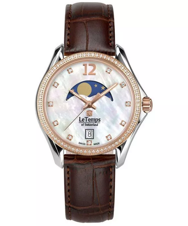 Zegarek damski Le Temps Sport Elegance Moon Phase LT1030.46BL52