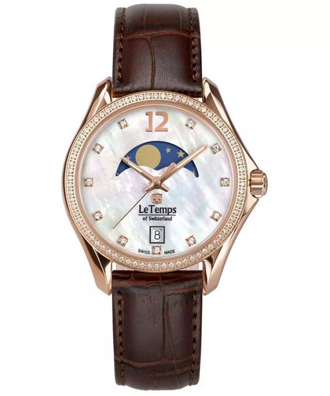 Zegarek damski Le Temps Sport Elegance Moon Phase LT1030.56BL52