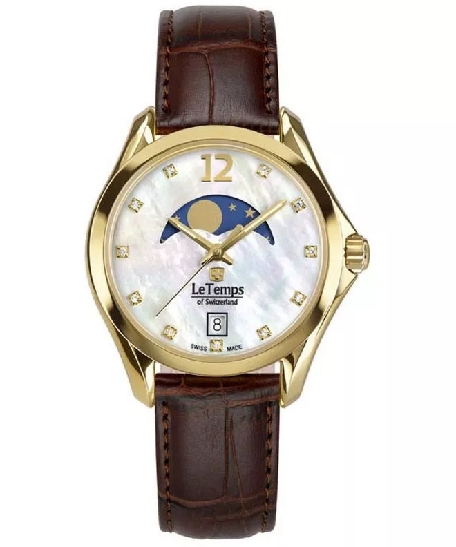 Zegarek damski Le Temps Sport Elegance Moon Phase LT1030.89BL62