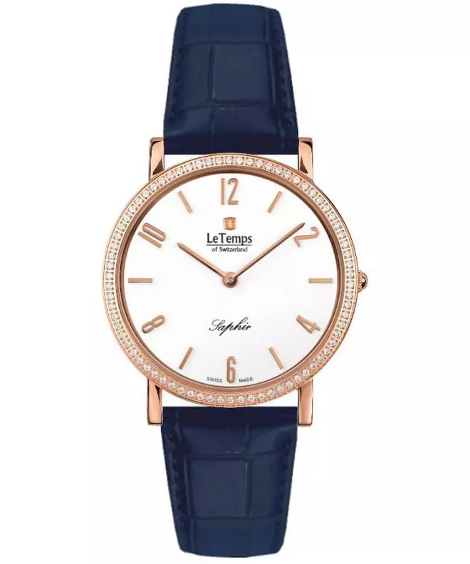 Zegarek damski Le Temps Zafira Slim Swarovski LT1086.51BL53