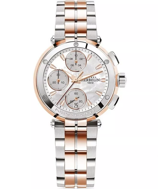 Zegarek damski Herbelin Newport Chronograph 35688BTR19 (35688/BTR19)