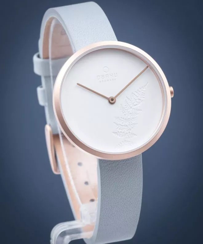 Zegarek damski Obaku Hassel Natur Dove V219LXVHRL