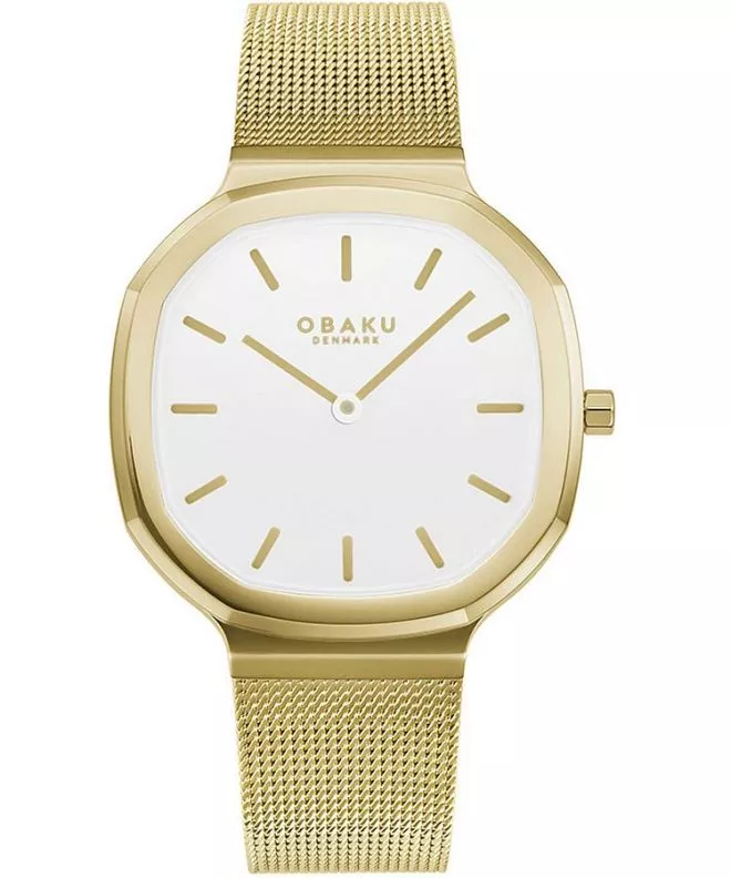 Zegarek Obaku Oktant Lille Gold V253LXGWMG