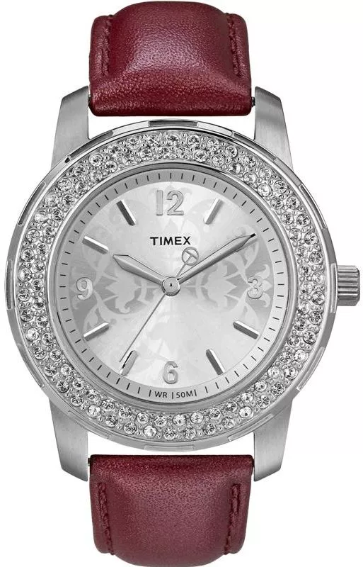 Zegarek damski Timex Women'S Sport Luxury Series With Crystals T2N152