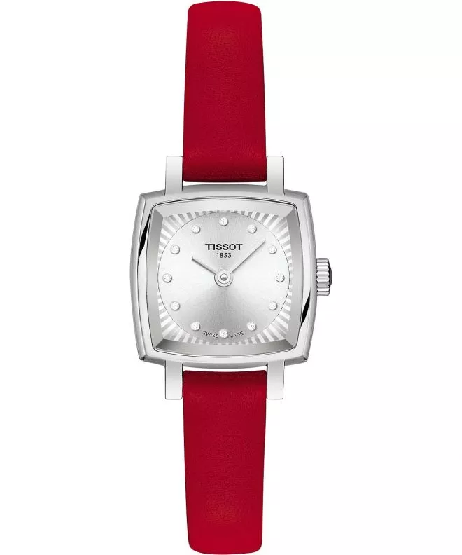 Zegarek damski Tissot Lovely Square Valentines Diamonds SET T058.109.16.036.00 (T0581091603600)