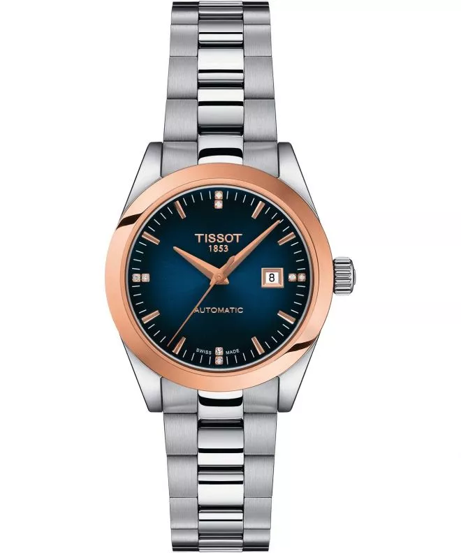 Zegarek damski Tissot T-My Lady Automatic 18k Gold Bezel Diamonds T930.007.41.046.00 (T9300074104600)