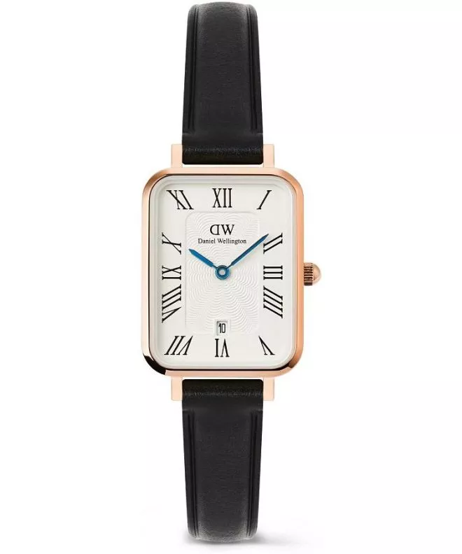 Zegarek Daniel Wellington Quadro Roman Numerals Date Sheffield Rose Gold DW00100862
