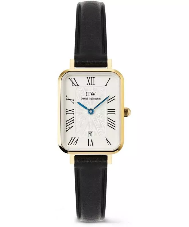 Zegarek damski Daniel Wellington Quadro Roman Numerals Date Sheffield Gold DW00100865
