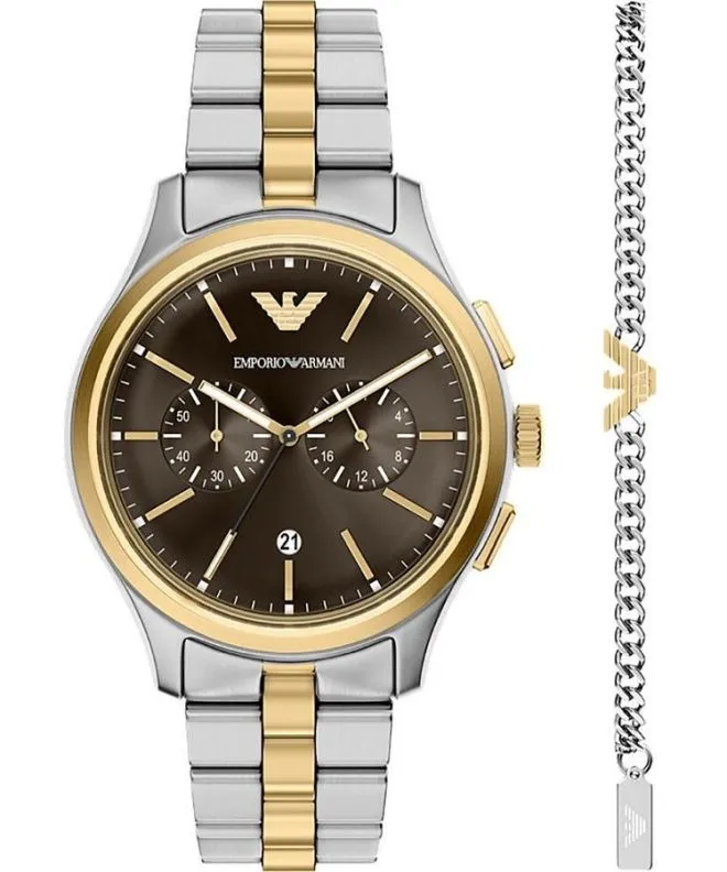 Zegarek męski Emporio Armani Dario Chronograph AR80084SET
