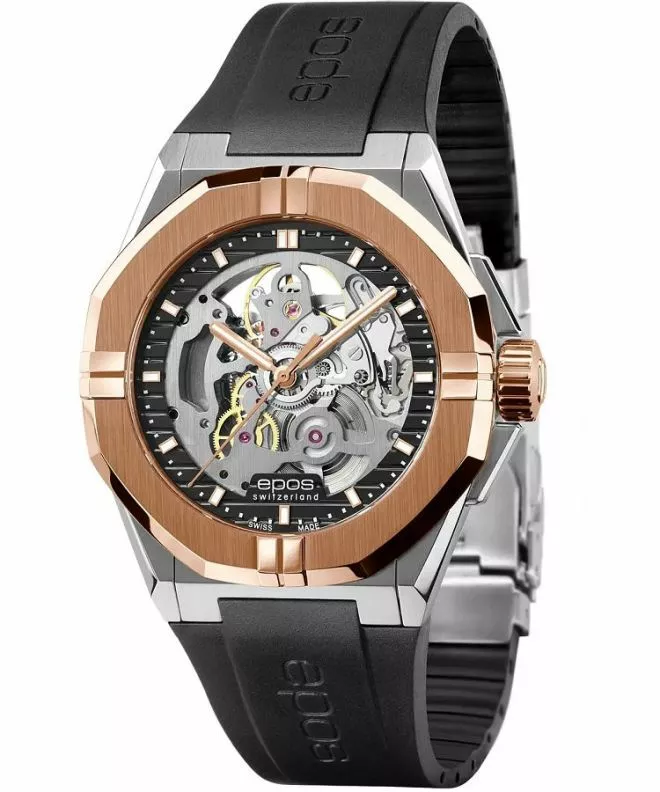 Zegarek męski Epos Sport Skeleton Automatic 3506.139.34.15.55