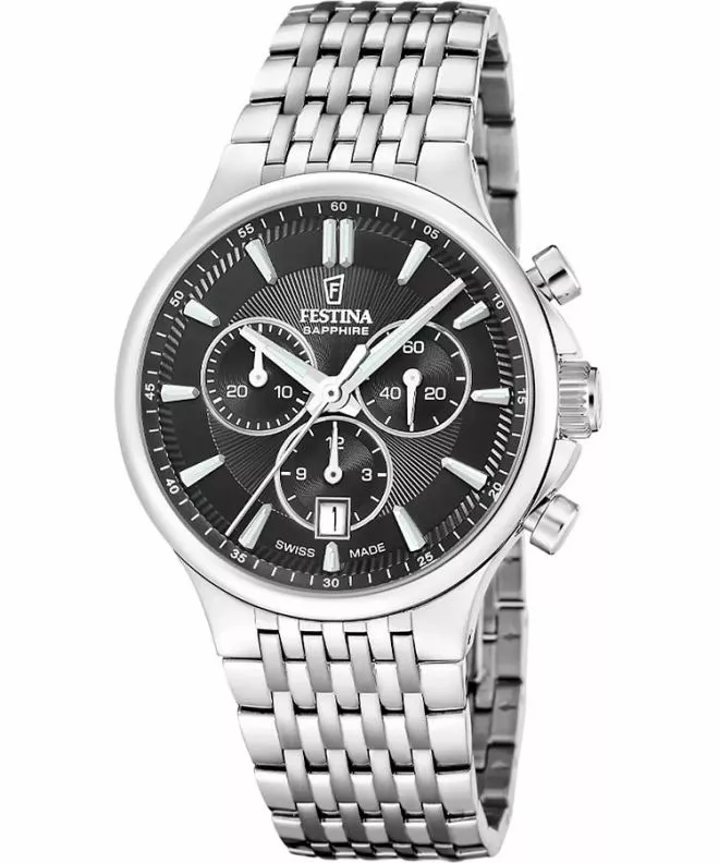 Zegarek męski Festina Classic Chronograph F20093-4