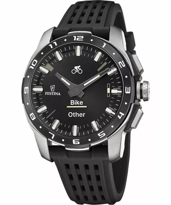 Zegarek Hybrydowy męski Festina Connected Full D Black Titanium F23305/8