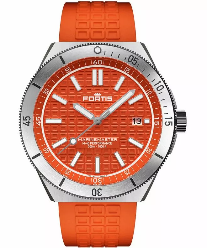 Zegarek Fortis Marinemaster M-40 Amber Orange Automatic F8120024