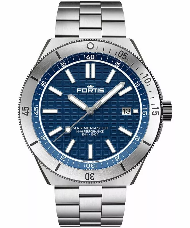Zegarek Fortis Marinemaster M-40 Ocean Blue Automatic F8120029