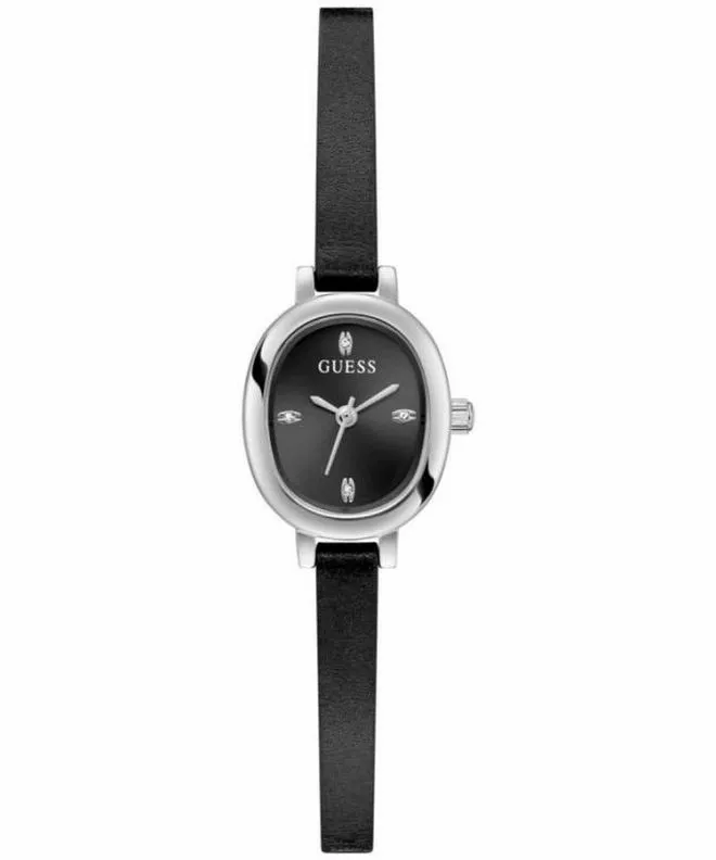 Zegarek damski Guess Ladies Black Silver Tone GW0925L1