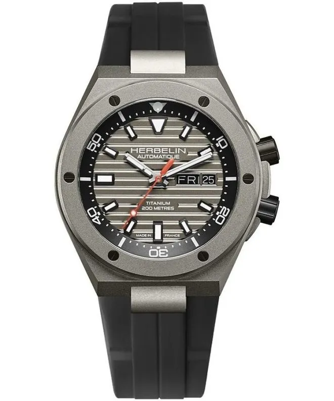 Zegarek męski Herbelin Cap Camarat Automatic Titanium 1745TITICA