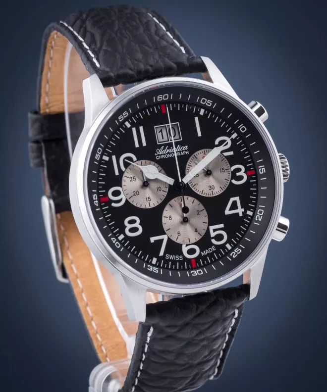 Zegarek męski Adriatica Chronograph A1076.5224CHSIL