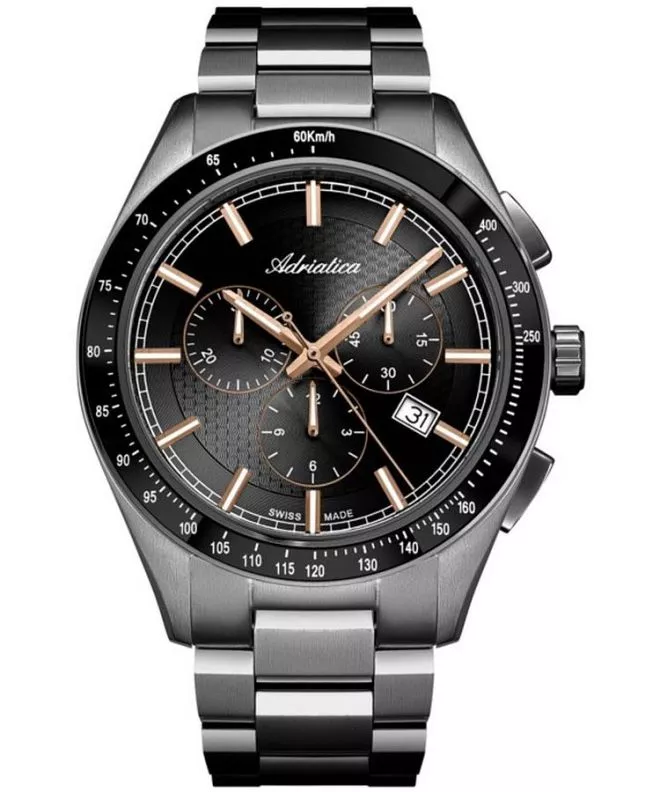 Zegarek męski Adriatica Classic Chronograph A8245.S1R6CH