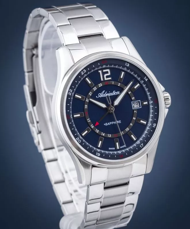 Zegarek męski Adriatica Classic Sapphire A8325.5155Q