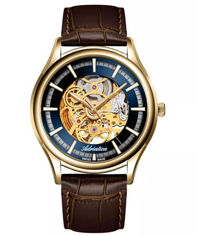 Zegarek męski Adriatica Classic Skeleton Automatic A2804.1B15AS