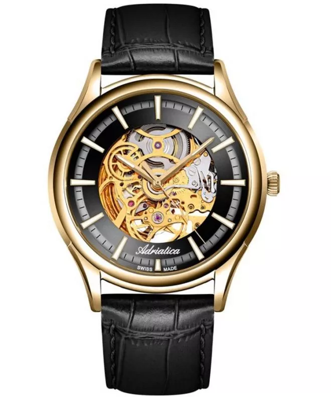 Zegarek męski Adriatica Classic Skeleton Automatic A2804.1B16AS