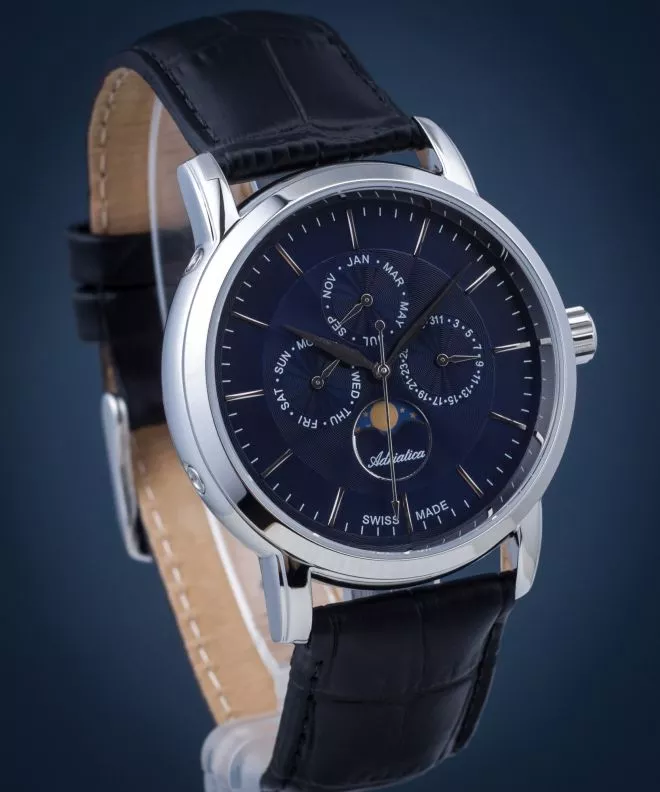 Zegarek męski Adriatica Moonphase A8134.5215QF