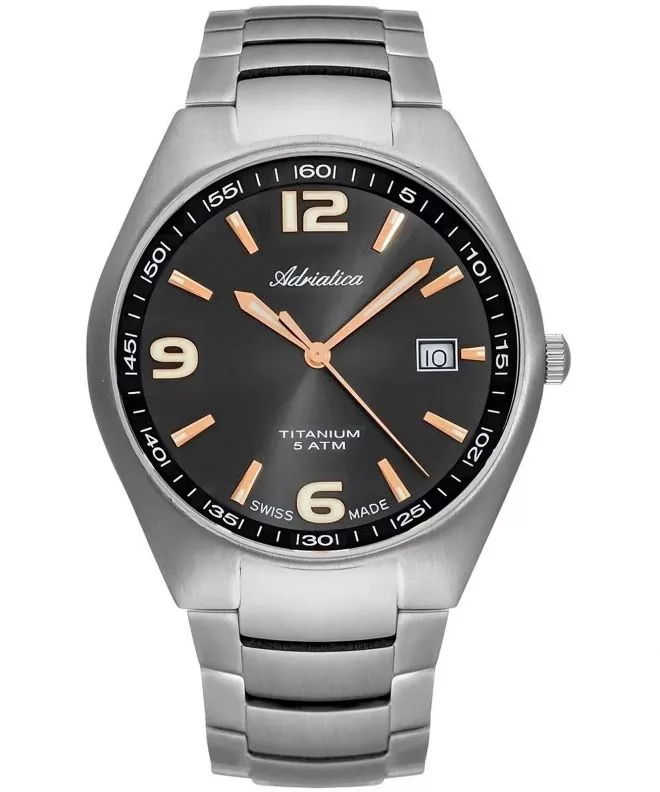 Zegarek męski Adriatica Titanium A1069.41R6Q