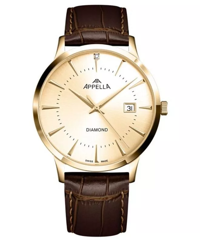 Zegarek męski Appella Classic Diamond L12003.1291DQ