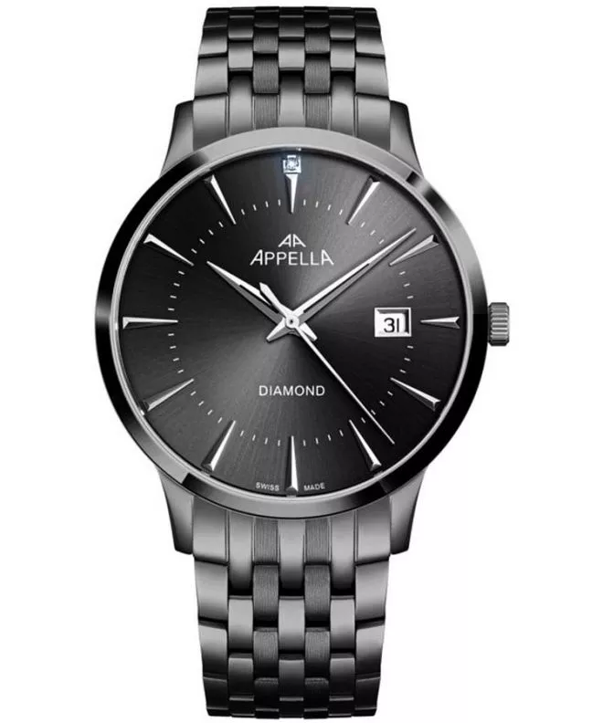 Zegarek męski Appella Classic Diamond L12003.S196DQ