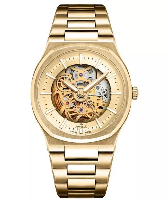 Zegarek męski Appella Classic Skeleton Automatic L12006.1111AS