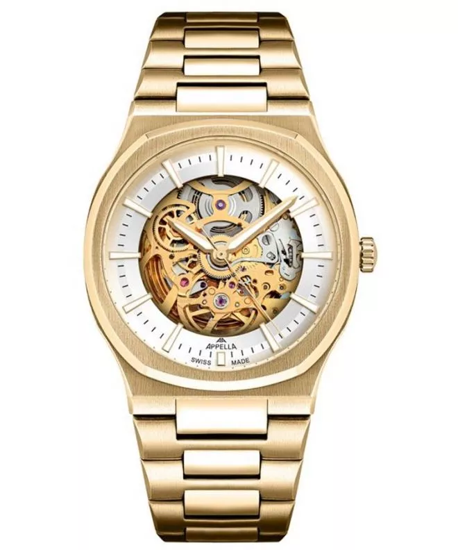 Zegarek męski Appella Classic Skeleton Automatic L12006.1113AS